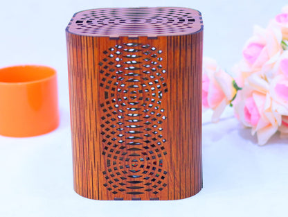 Laser Cut Wooden Decorative Light Box Lamp Vector