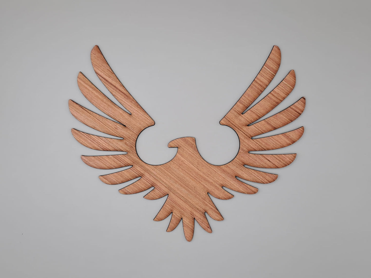 Laser Cut Eagle Wood Shape Craft Vector