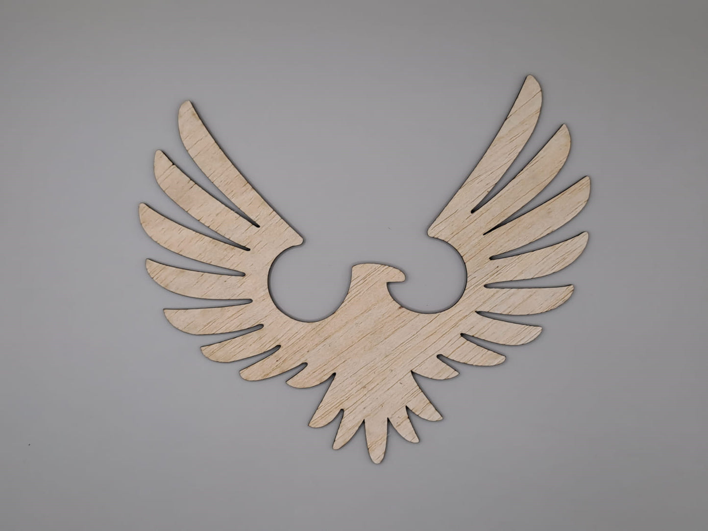 Laser Cut Eagle Wood Shape Craft Vector