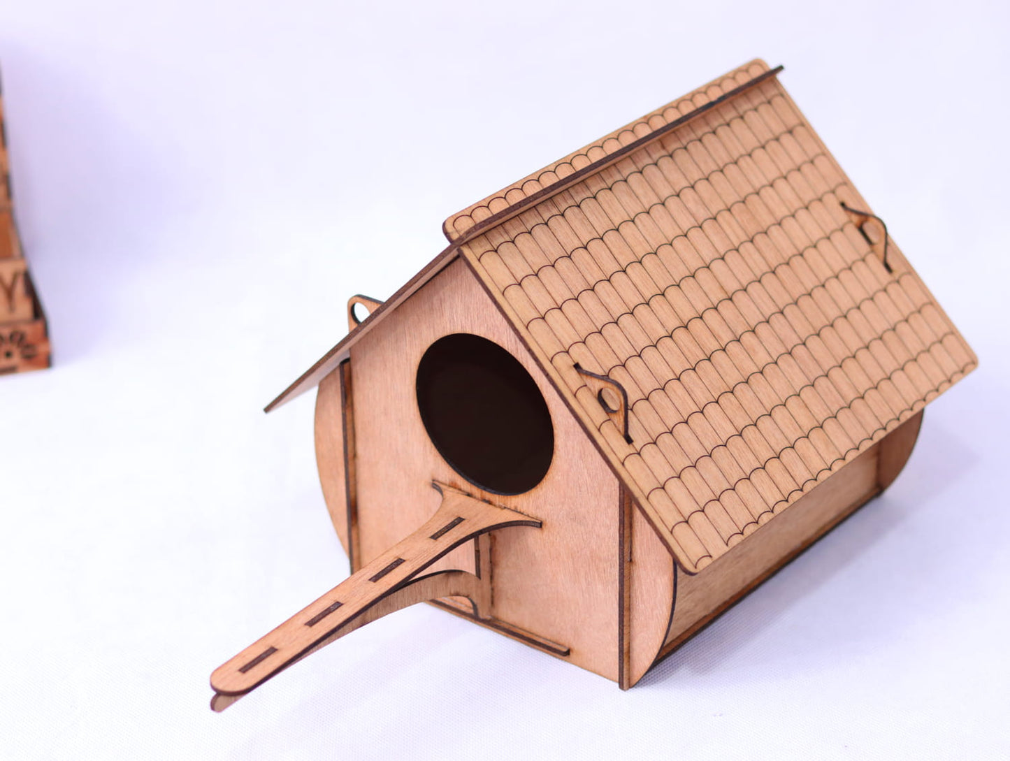 Laser Cut Wooden Bird House