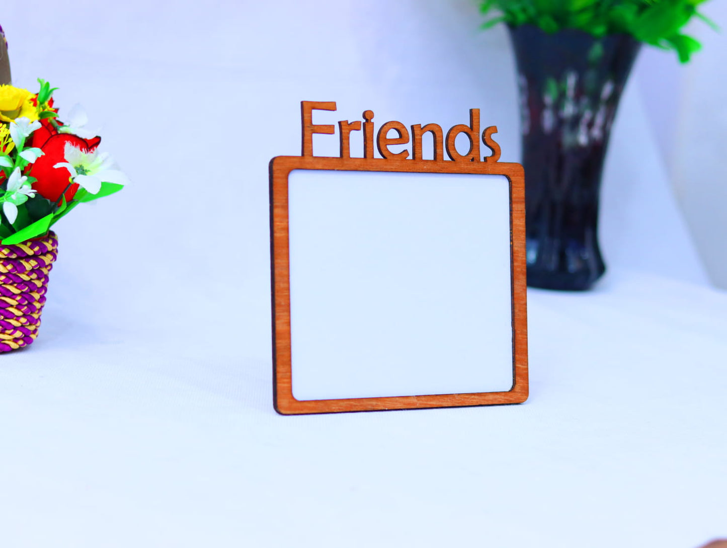 Laser Cut Friends Photo Frame Vector