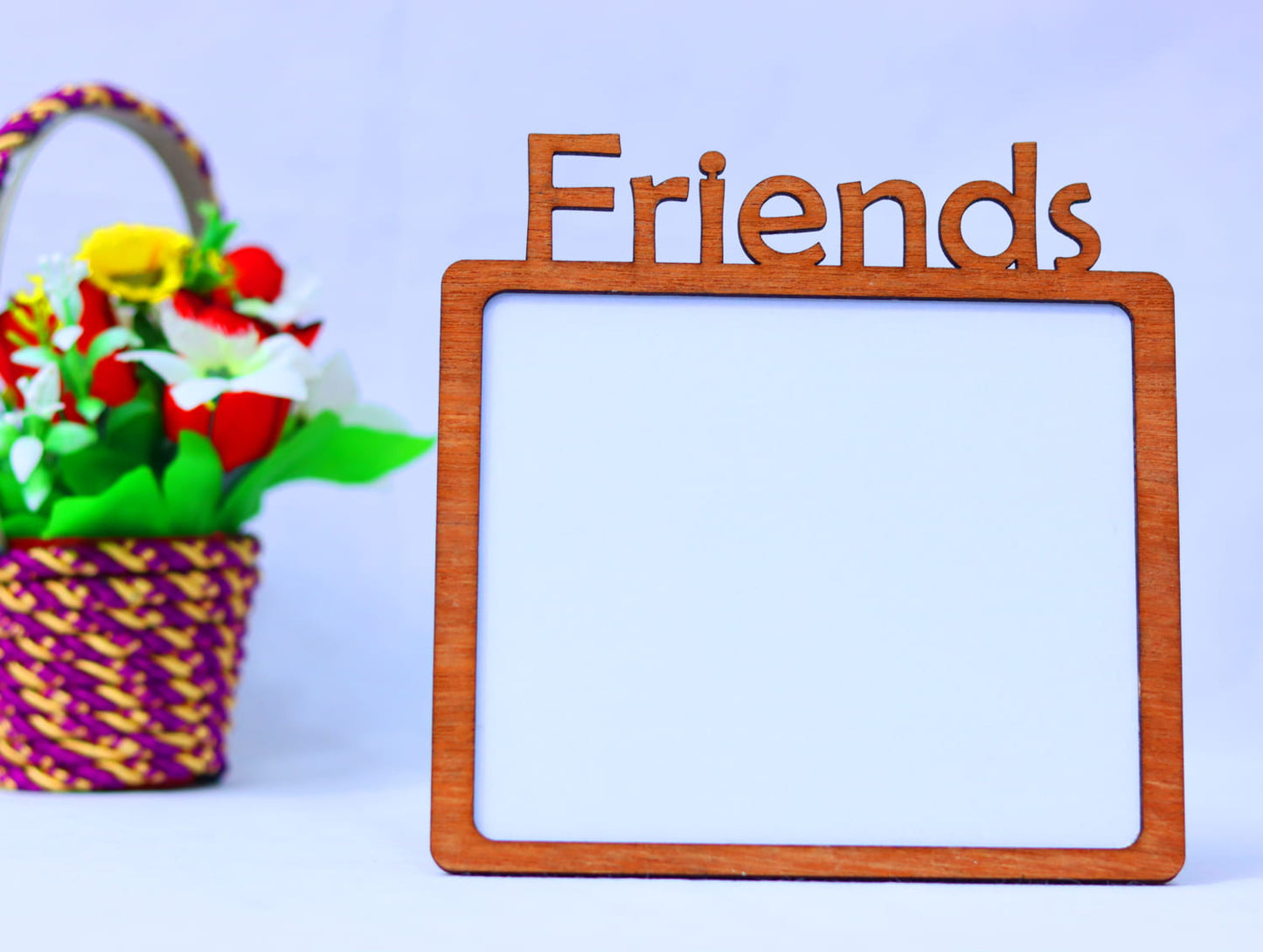 Laser Cut Friends Photo Frame Vector