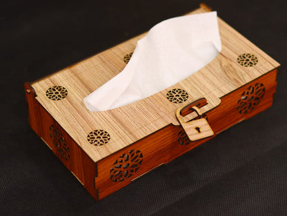 Laser Cut Tissue Box Vector