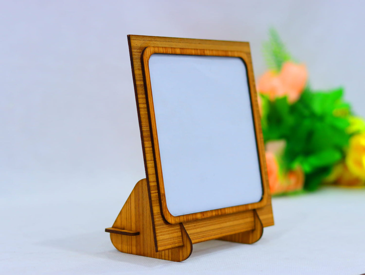 Laser Cut Tabletop Picture Frame Vector