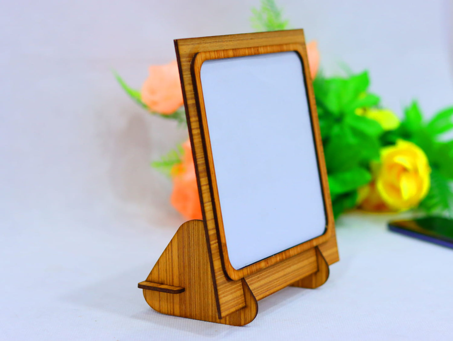 Laser Cut Tabletop Picture Frame Vector