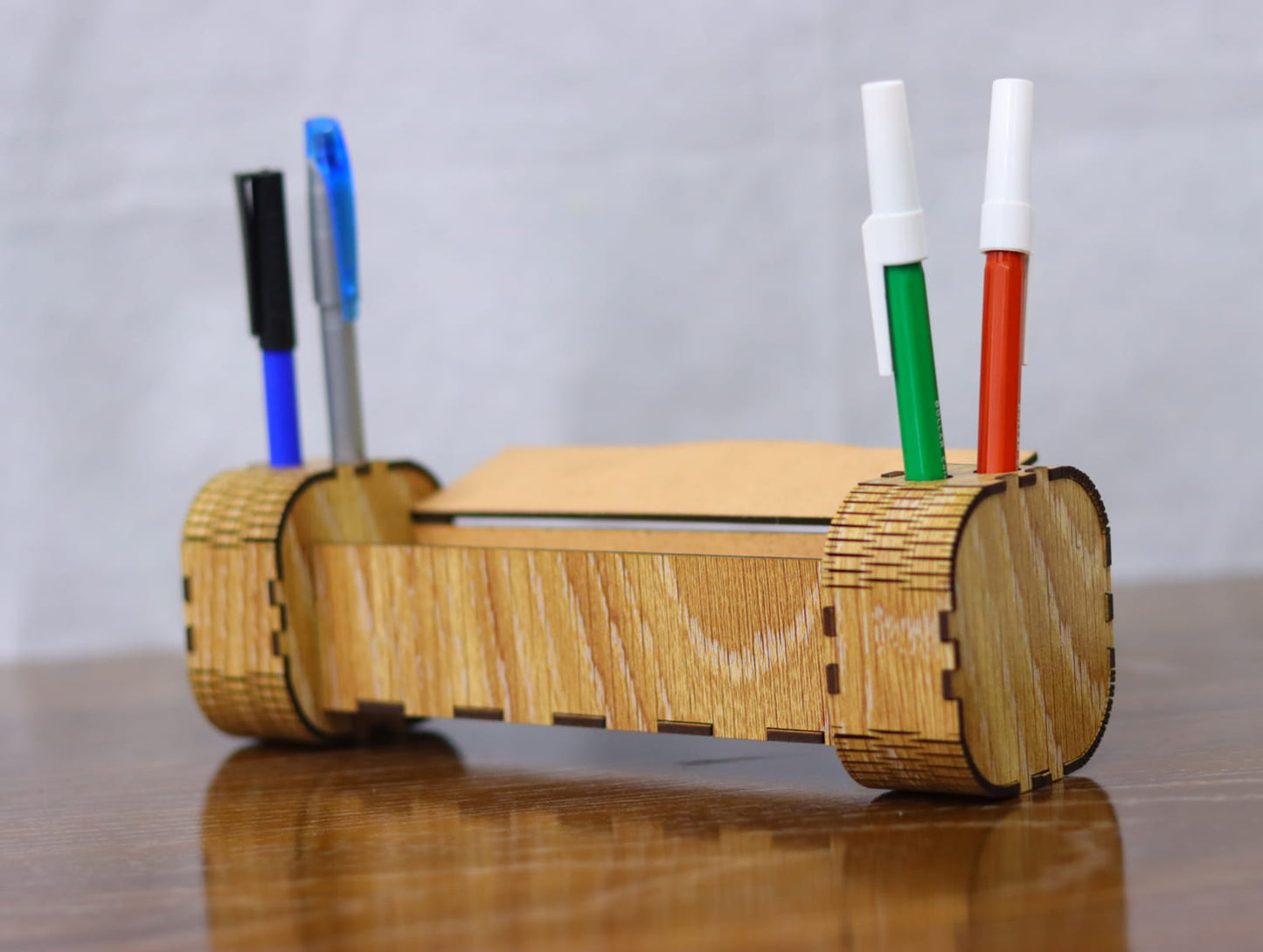 Laser Cut Modern Pen Holder