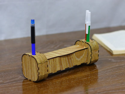 Laser Cut Modern Pen Holder