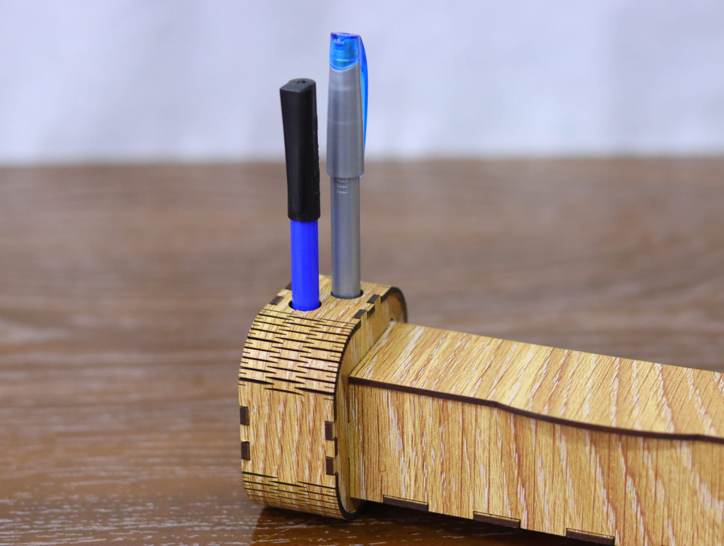 Laser Cut Modern Pen Holder