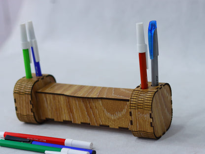 Laser Cut Modern Pen Holder