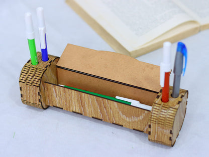 Laser Cut Modern Pen Holder