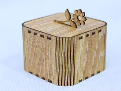 Laser Cut Small Wooden Gift Box