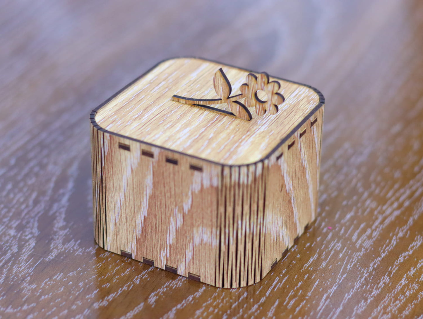 Laser Cut Small Wooden Gift Box