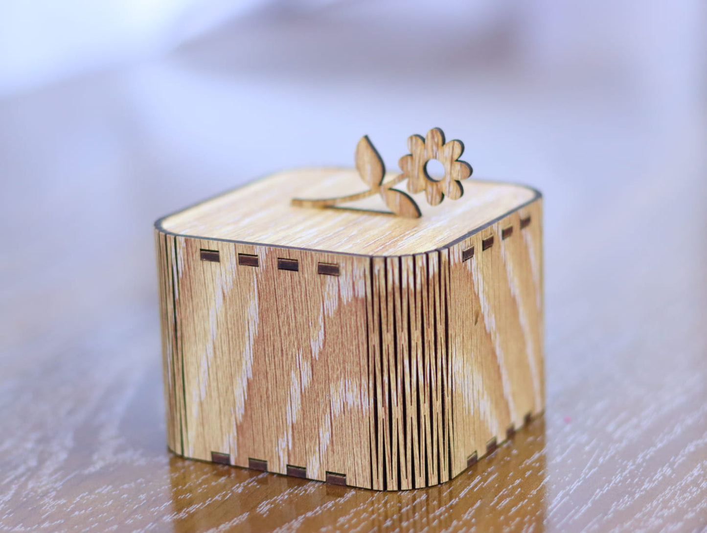 Laser Cut Small Wooden Gift Box