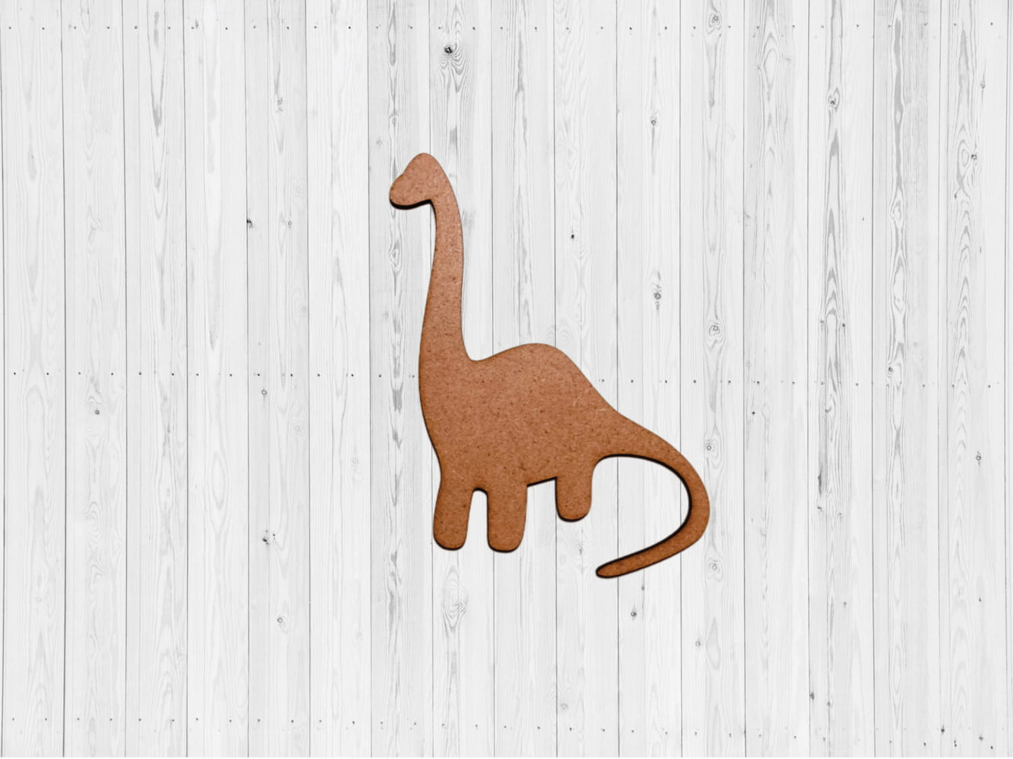 Laser Cut Dinosaur Unfinished Wood Cutout Shape Vector